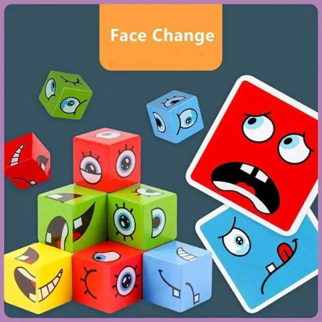Emoji Cube Face Change Game for Kids