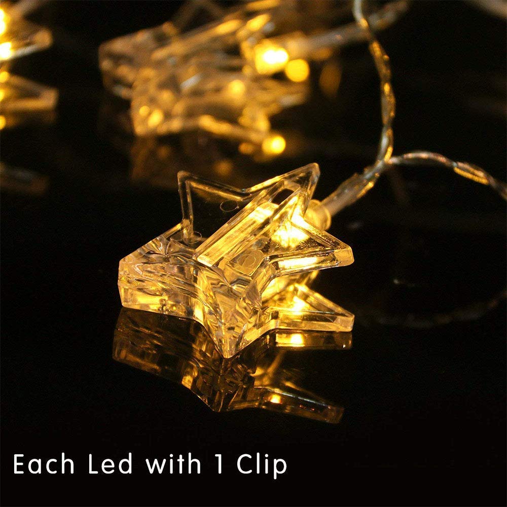 24 LED Crystal String Light, 2 pack(24 LED in 1 pack)