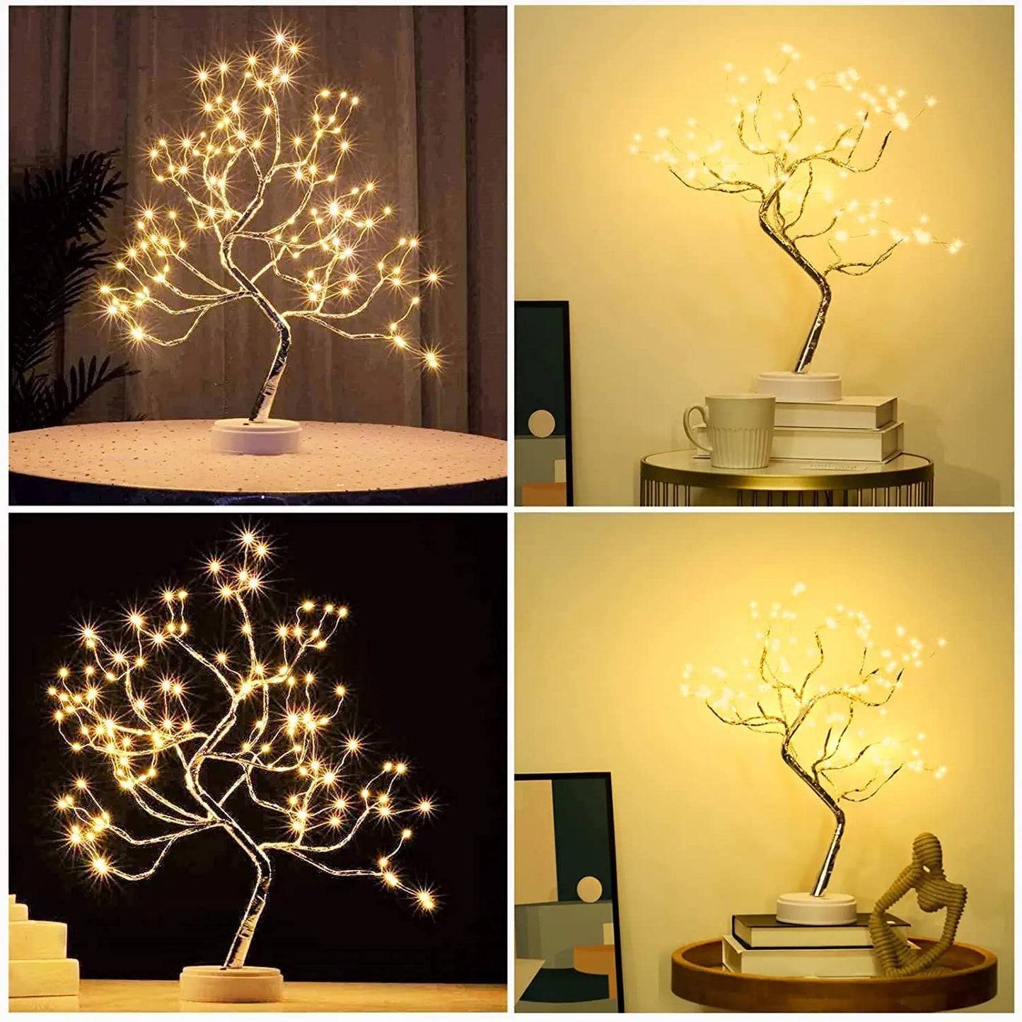 1 Tree Lamp for home Decoration Battery/USB Operated (Pearl light)