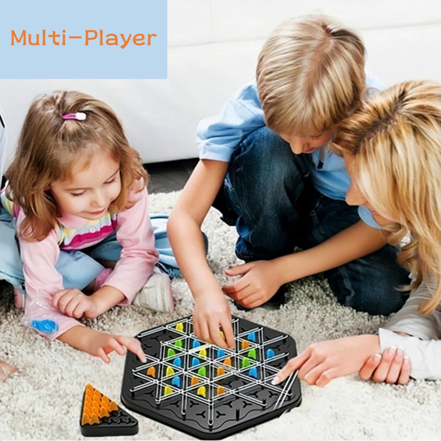 Triangle Chess with Connected Lines