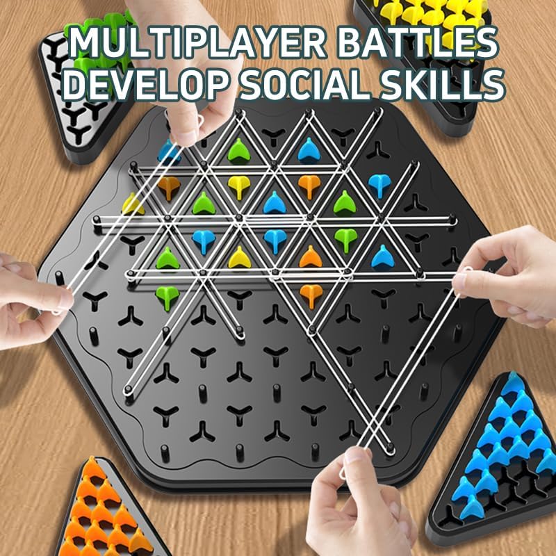 Triangle Chess with Connected Lines