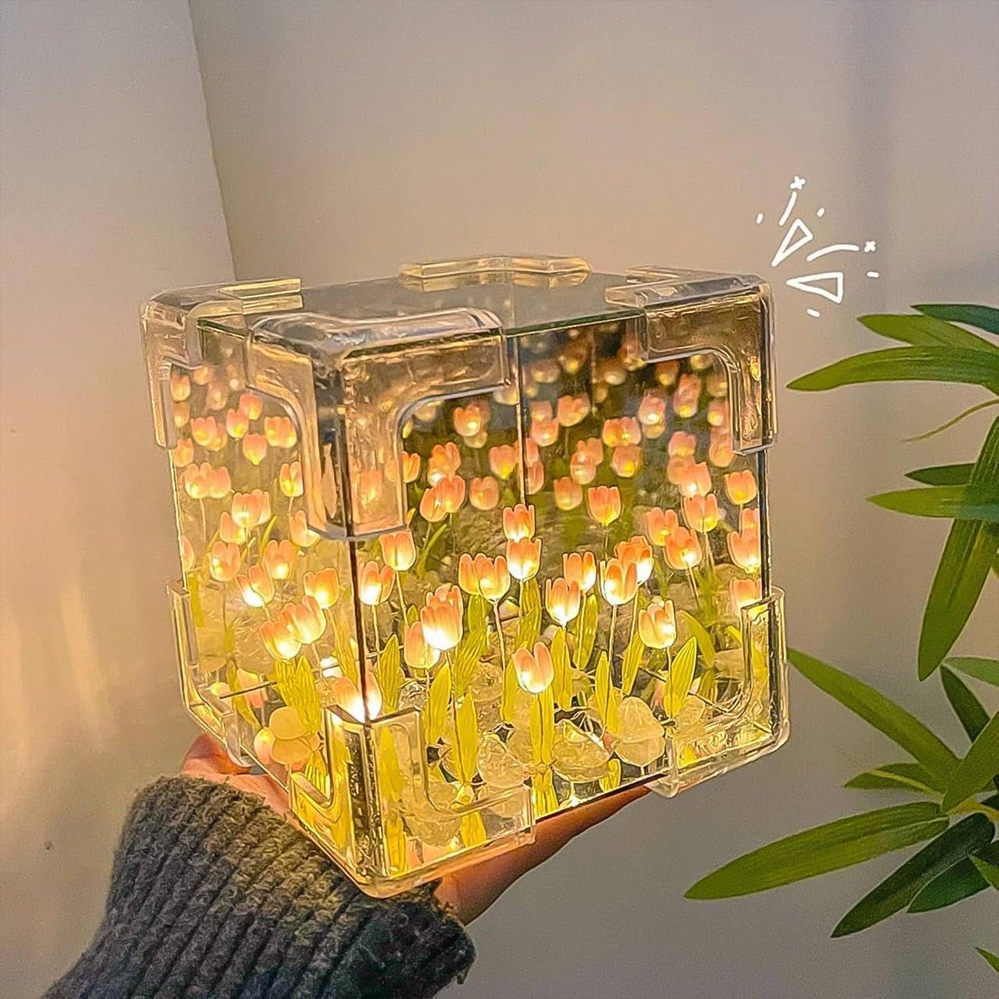 1 Cube Tulip Night Lamp