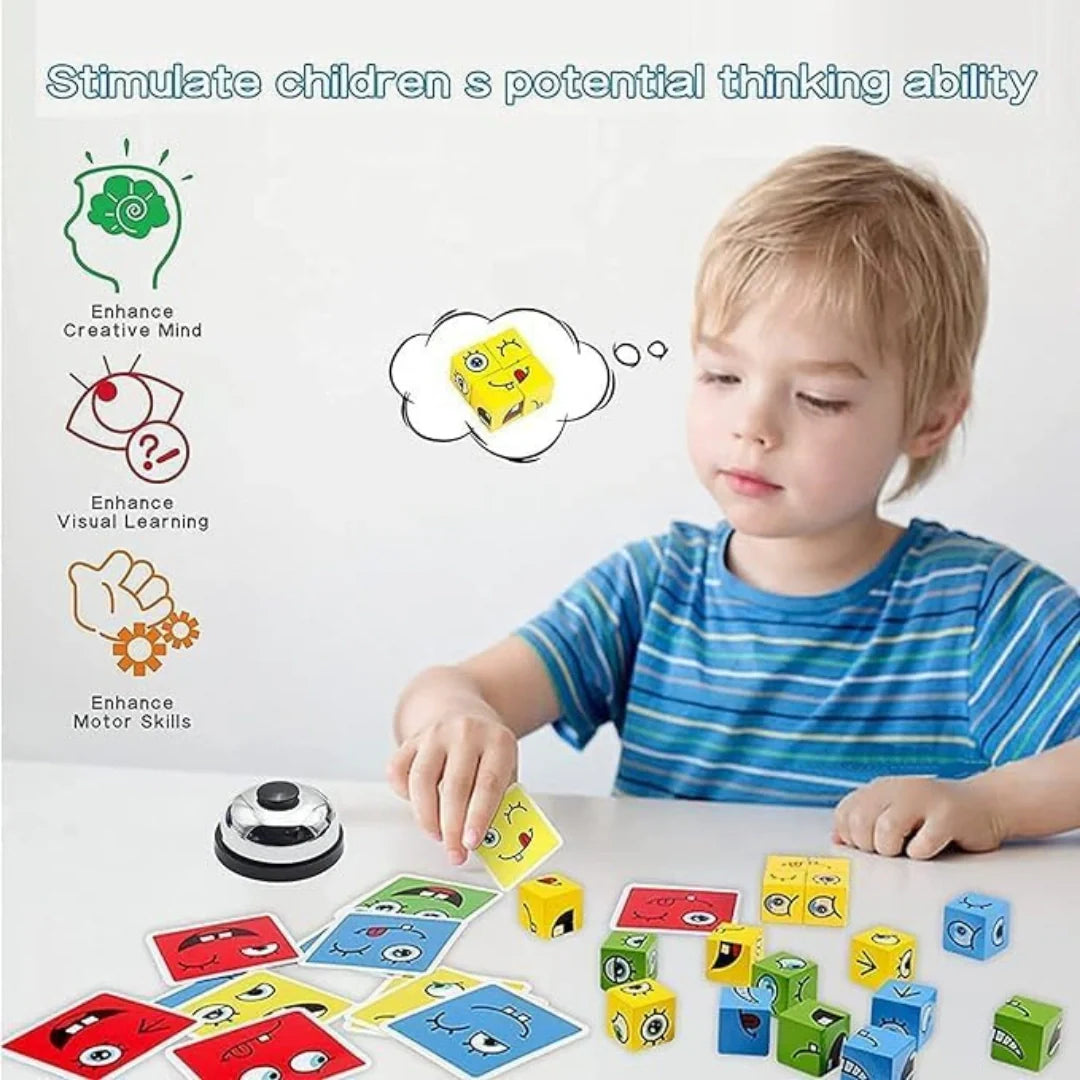 Emoji Cube Face Change  Game for Kids