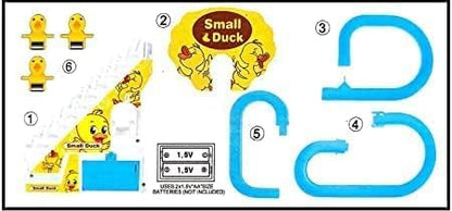 Small Duck Track Toys for Kids -Stair Climbing ,Escalator Toy with Lights and Music