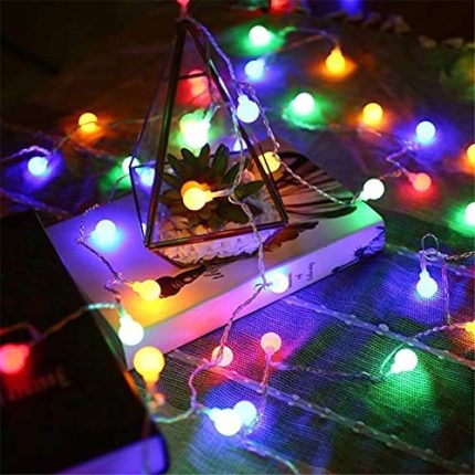 24 LED Crystal String Light, 2 pack(24 LED  in 1 pack)