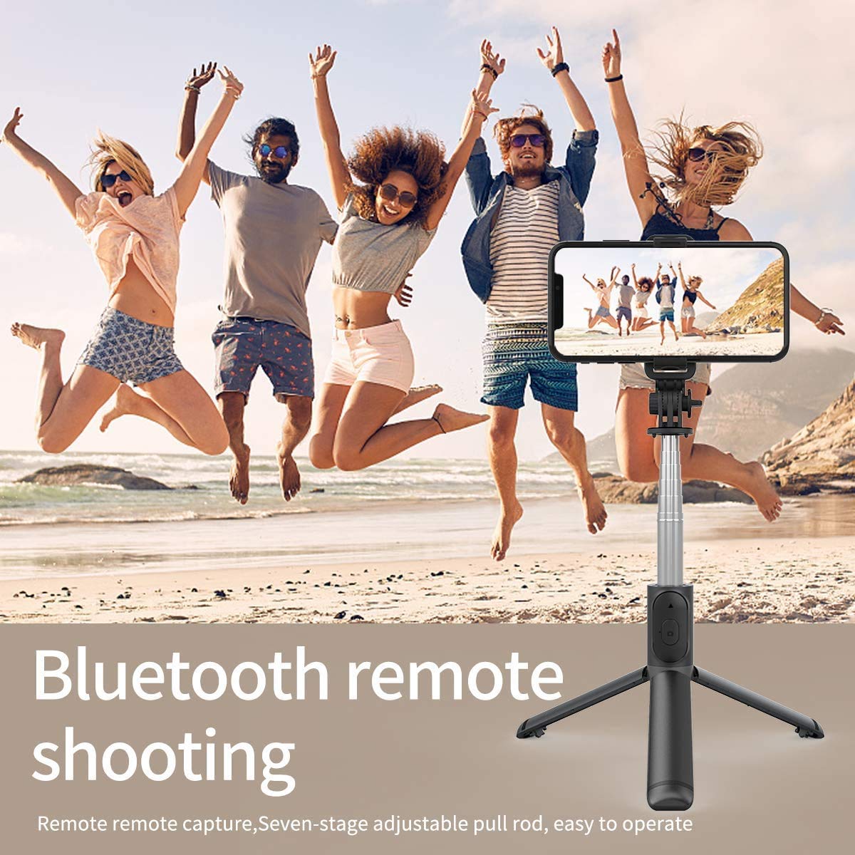 Bluetooth Selfie Stick - Black