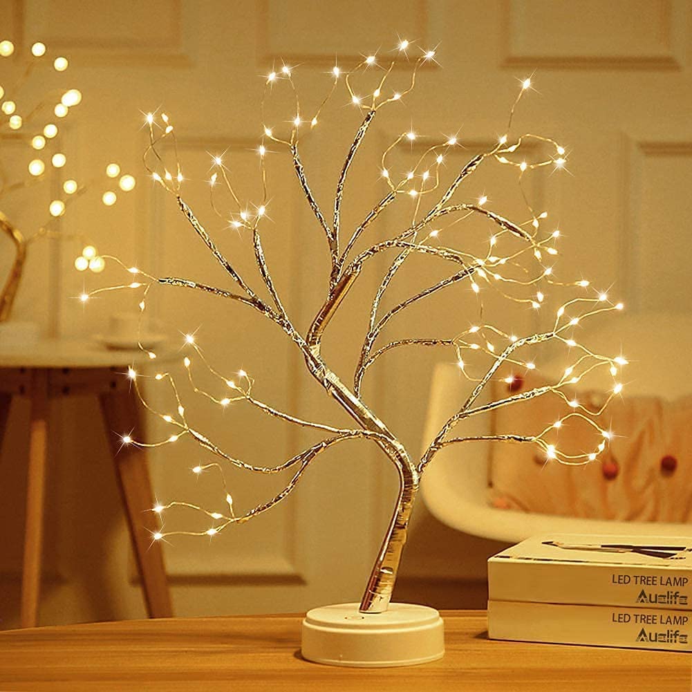 1 Tree Lamp for home Decoration  Battery/USB Operated (Pearl light)