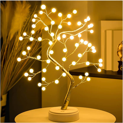 1 Tree Lamp for home Decoration  Battery/USB Operated (Pearl light)