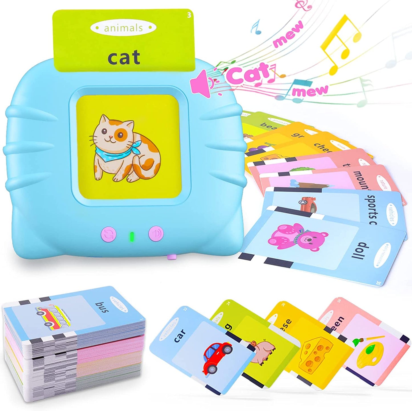 Talking Flash Cards Educational Toy with 120 Cards