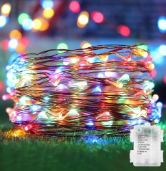 24 LED Crystal String Light, 2 pack(24 LED  in 1 pack)