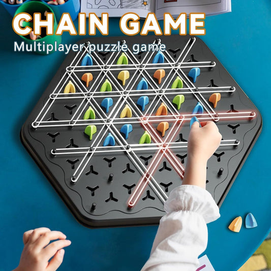 Triangle Chess with Connected Lines