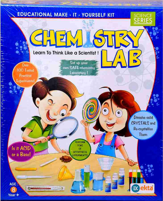 Ekta Chemistry Lab DIY Kit - For 8+ Year Children  (Multicolor) (Education Make-It-Yourself Kit)