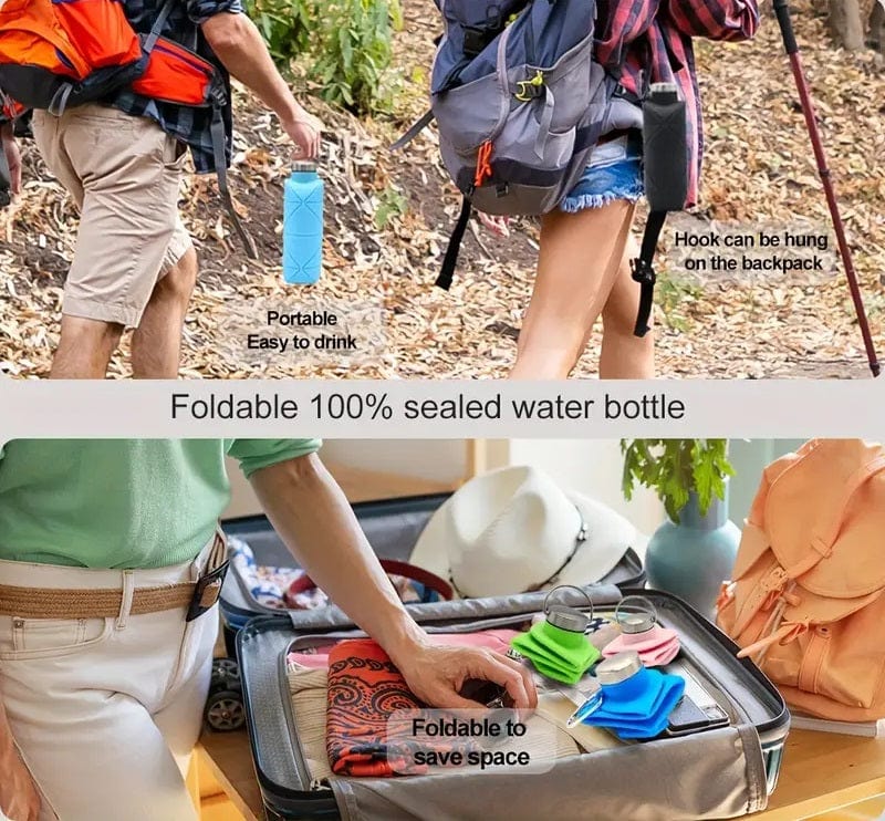 Reusable Foldable Silicone Water Bottle