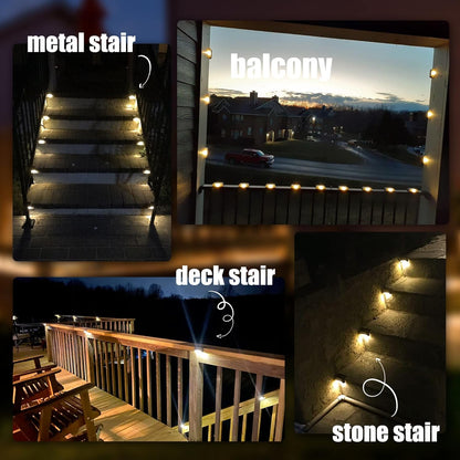 Solar-Powered Stair Lights